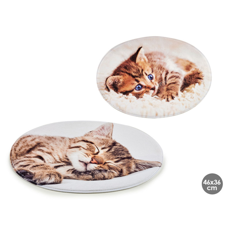 TAPIS BERCEAU OVALE CHATS 2 MOD