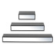 WALL MIRROR 15 30 45 WITH 3 SHELVES BLACK