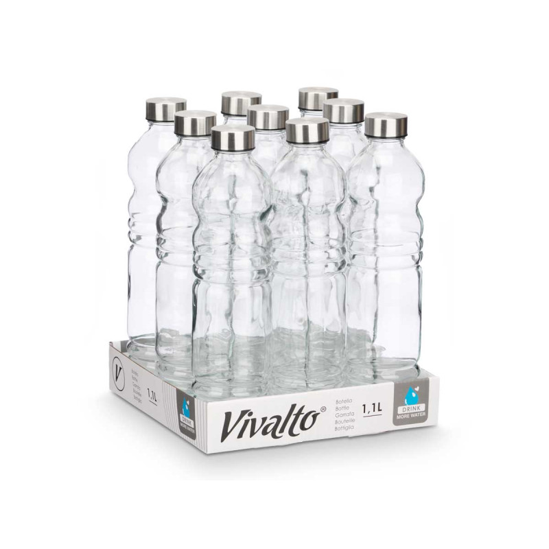 GARRAFA DE VIDRO 1100ML
